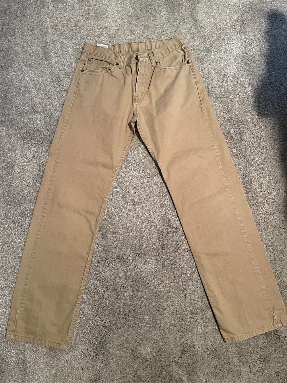 Levi's Straight Jeans - Khaki/Tan